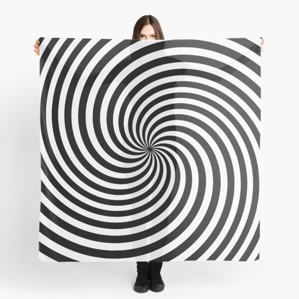 Item preview, Black And White Op-Art Spiral designed and sold by artsandsoul.