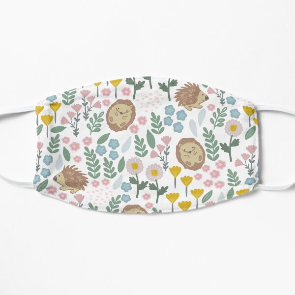 Cute Hedgehogs Pattern Mask