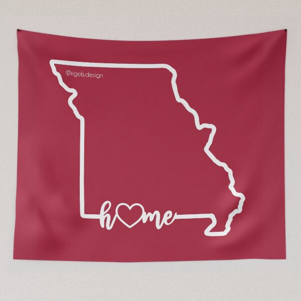Item preview, Missouri Home - Red designed and sold by Rigel Bergonio.