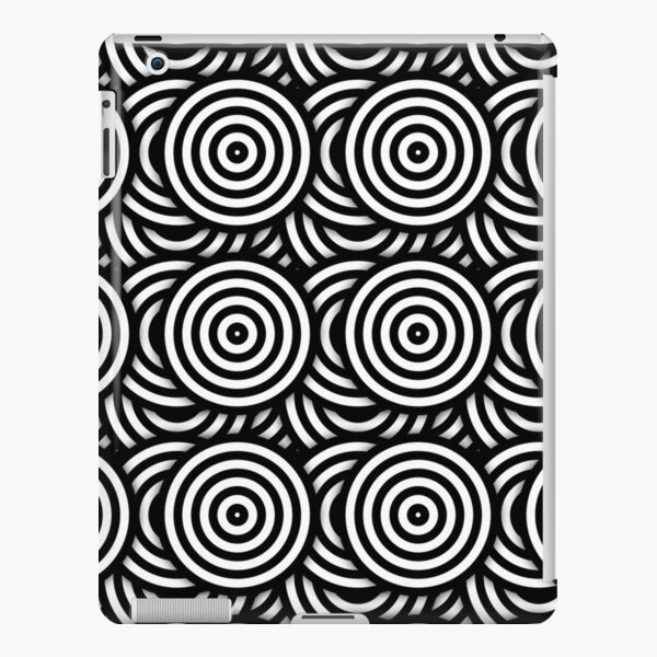 Black And White Op-Art Spiral iPad Case & Skin for Sale by artsandsoul