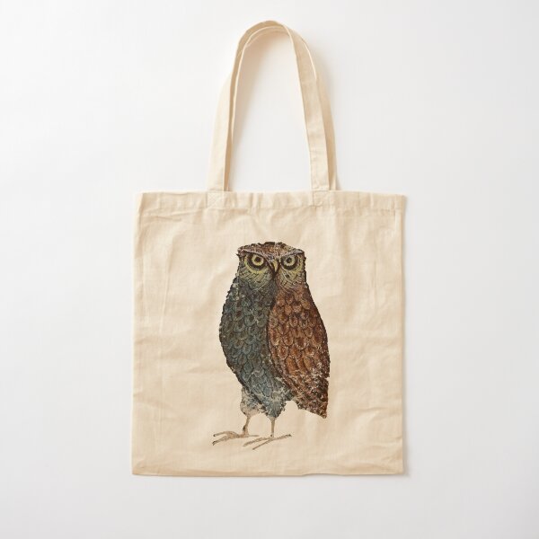 Medieval Owl Bolsa de algodón