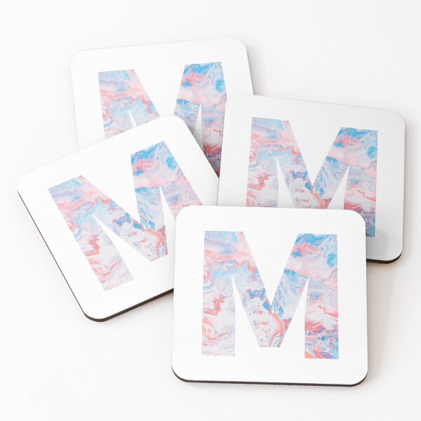 Item preview, Marbled Letter M designed and sold by Yviemakes.