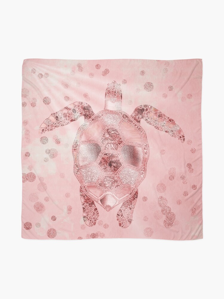 Alternate view of Glamour Turtle Rose Gold Scarf