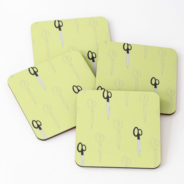 Item preview, Paper cut scissors in lime green designed and sold by DannysReRemodel.