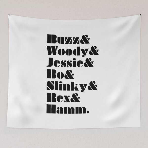 Item preview, Toy Story Ampersand Character List designed and sold by vordeman.