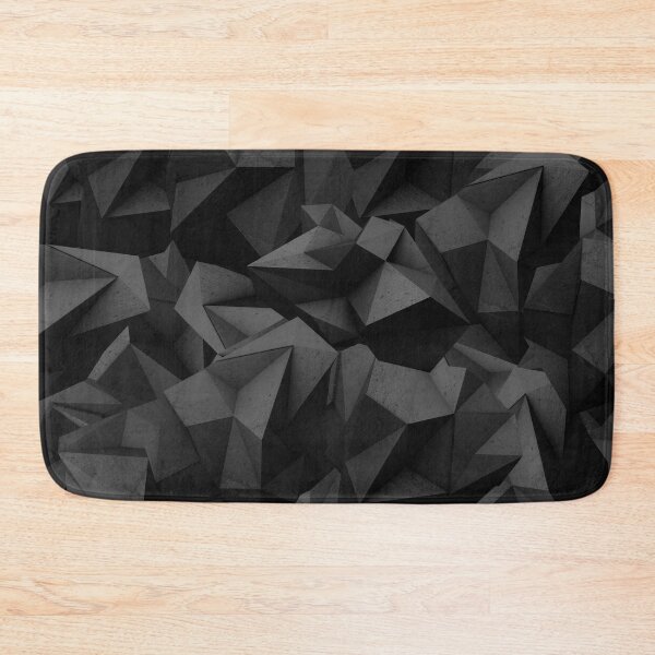 Item preview, Black Polygon Texture designed and sold by sosweet.