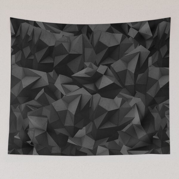 Item preview, Black Polygon Texture designed and sold by sosweet.
