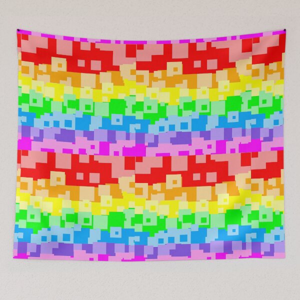Item preview, Square rainbow pattern designed and sold by Melanie Jeyakkumar.