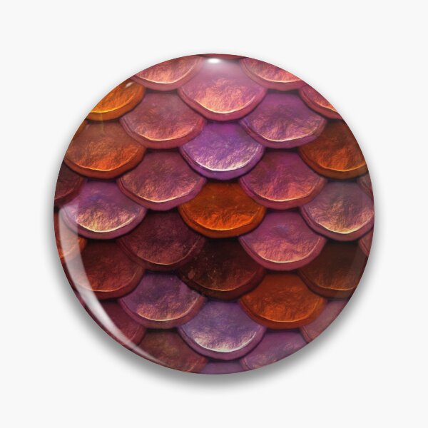 Item preview, Shimmering  scale pattern in orange and red tones designed and sold by sosweet.