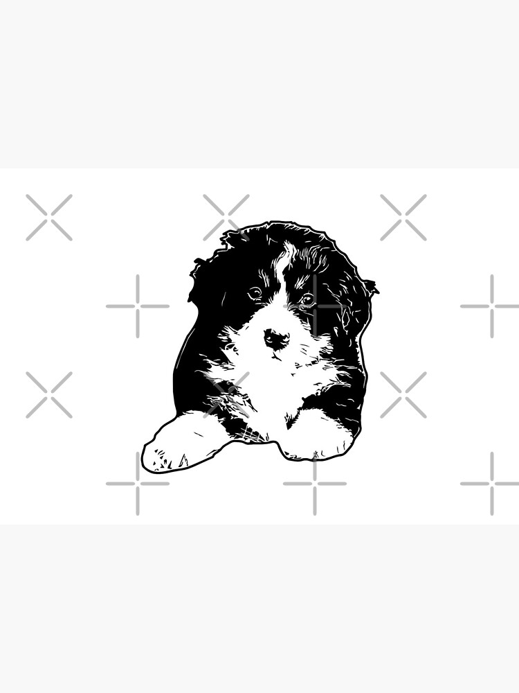 Bernese Puppy Vector by tribbledesign