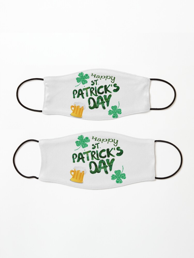 Alternate view of Happy St Patrick's Day Mask