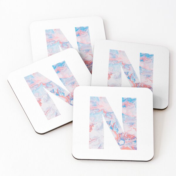 Item preview, Marbled Letter N designed and sold by Yviemakes.