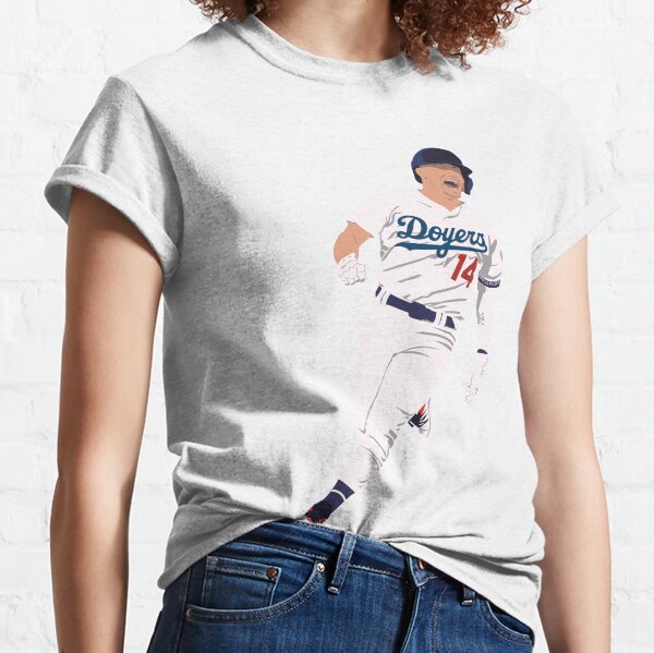 Women's Los Angeles Dodgers #14 Enrique Hernandez Number Black