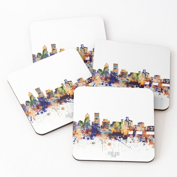 Item preview, portland skyline designed and sold by BekimART2.