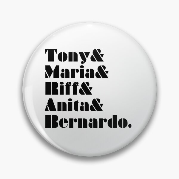 Item preview, West Side Story Ampersand Character List designed and sold by vordeman.