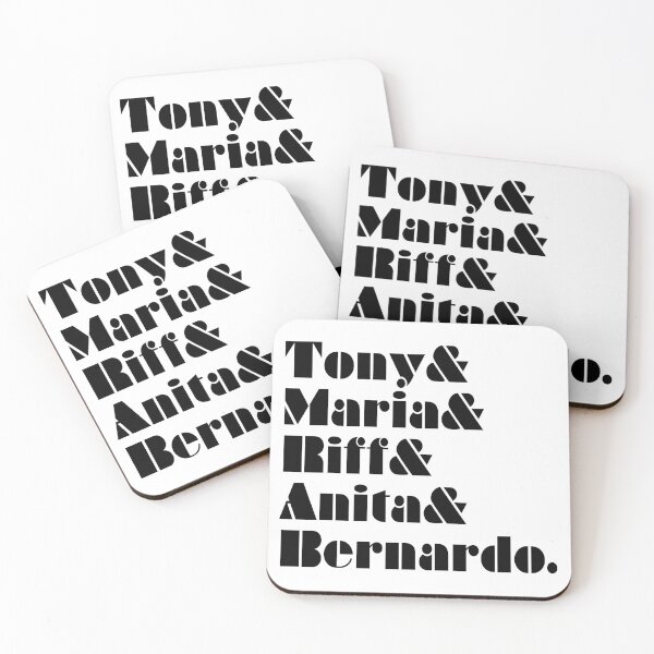 Item preview, West Side Story Ampersand Character List designed and sold by vordeman.