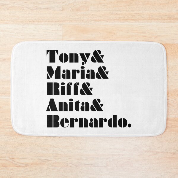 Item preview, West Side Story Ampersand Character List designed and sold by vordeman.