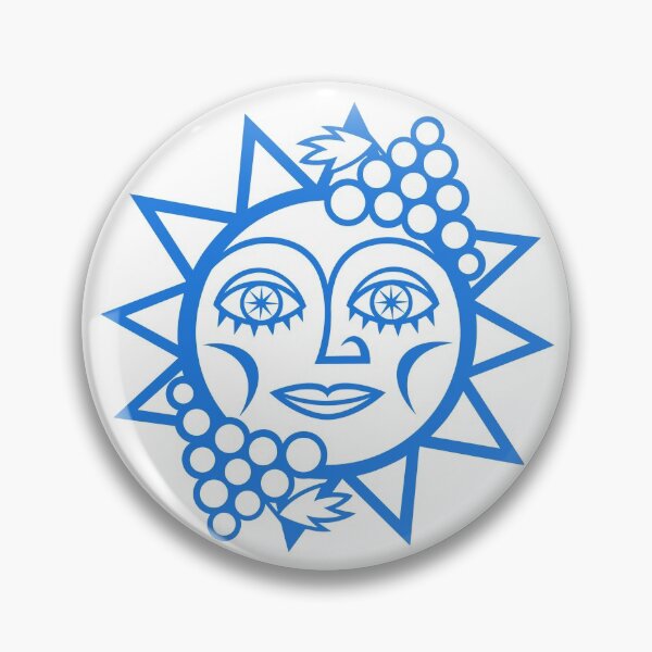 Item preview, Original Sun with Farm Harvest Vineyard Grapes Design for Wine Lovers (royal blue) designed and sold by wariana.