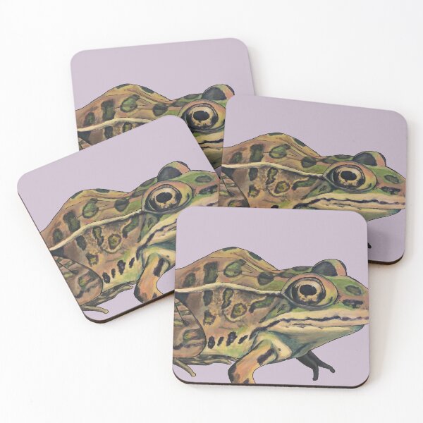Item preview, Colourful Painted Leopard Frog designed and sold by WapitiStudios.