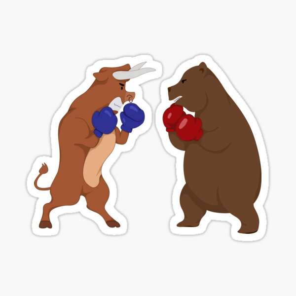 Item preview, Bull and Bear Stock Investing Market Investors designed and sold by Mc-R.