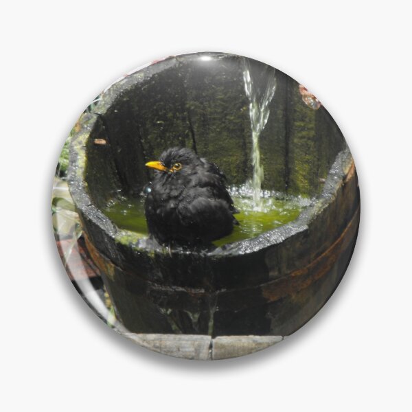 Item preview, bathing bird designed and sold by Perggals© - Stacey Turner.