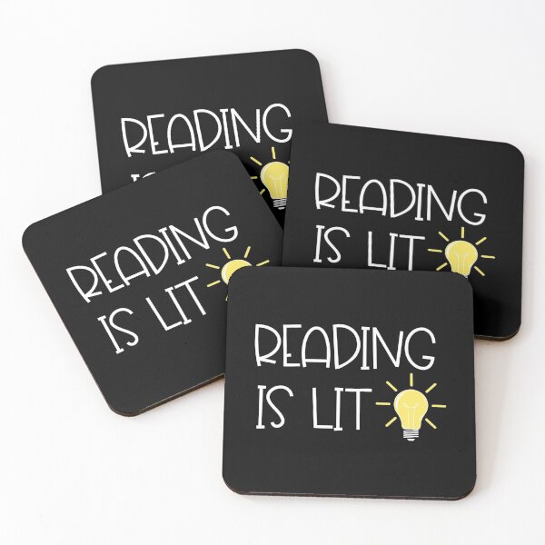 Item preview, Reading Is Lit Reader Humor Bookworm School Teacher Gift designed and sold by CrookedCreek.