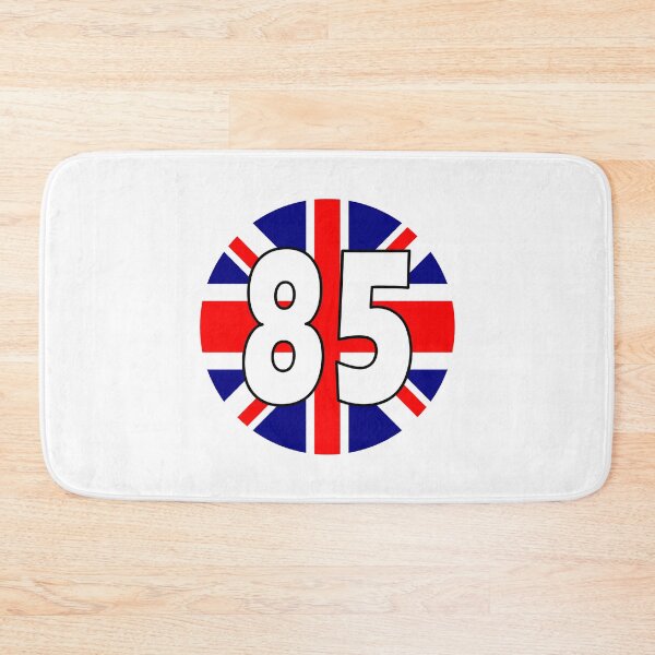 Item preview, UK flag with number 85 - eighty five designed and sold by AllShirts21.