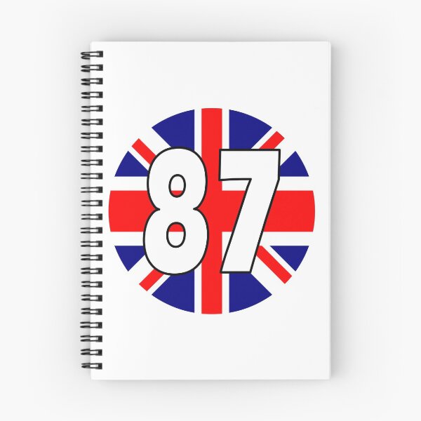 Item preview, UK flag with number 87 - eighty seven designed and sold by AllShirts21.
