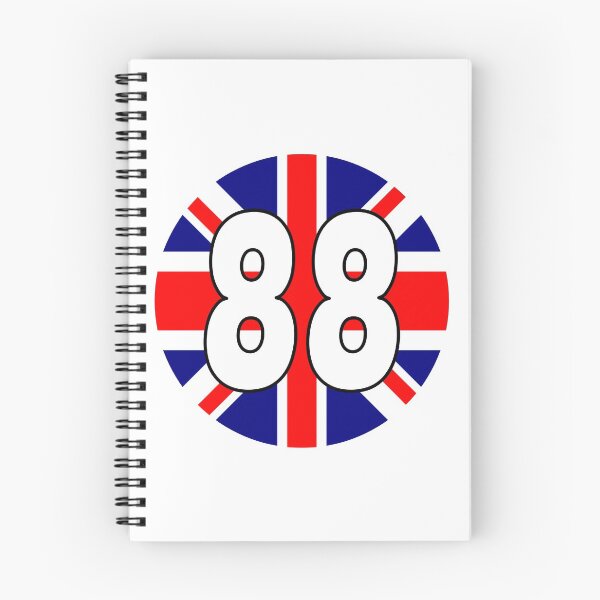 Item preview, UK flag with number 88 - eighty eight designed and sold by AllShirts21.