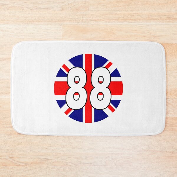 Item preview, UK flag with number 88 - eighty eight designed and sold by AllShirts21.
