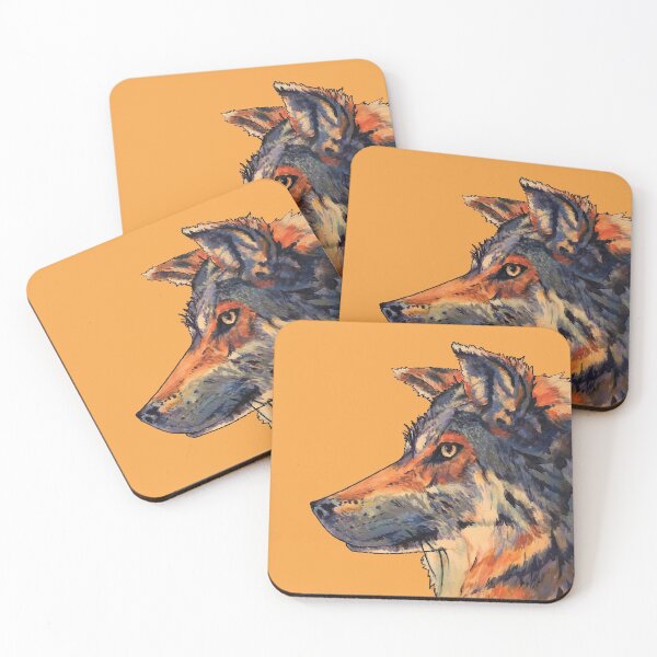 Item preview, Colourful Painted Wolf designed and sold by WapitiStudios.