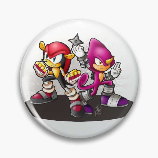 Item preview, Mighty and Espio Ready for Battle designed and sold by Havocgirl.