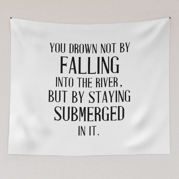 Item preview, Extraction River Quote designed and sold by quoteedesigns.