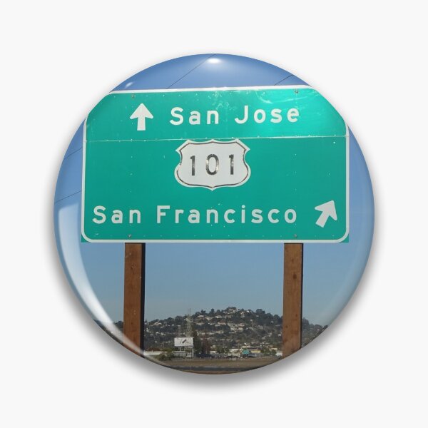Item preview, Road Sign San Jose San Francisco designed and sold by KNBS.