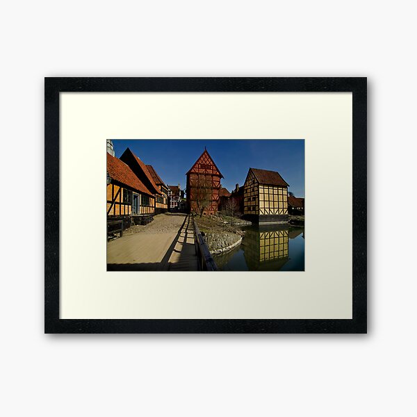 The old town Framed Art Print