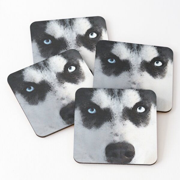 Item preview, Husky Dog Art - Bat Man designed and sold by Sharon Cummings Art.