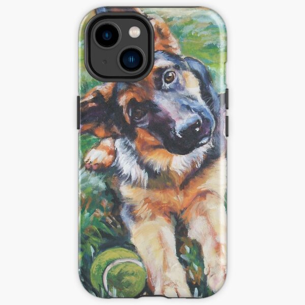 German Shepherd Fine Art Painting iPhone Tough Case