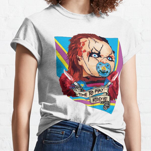 Baby Chucky T Shirts Redbubble - chucky t shirt roblox