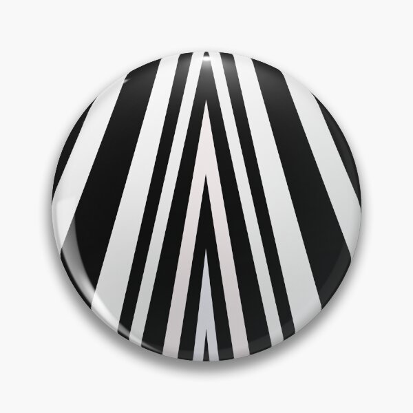 Item preview, Black White Pyramid, Stripes  designed and sold by Flower Magic .