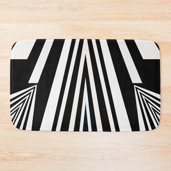 Item preview, Black White Pyramid, Stripes  designed and sold by Flower Magic .