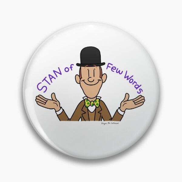 Item preview, Stan of Few Words designed and sold by MeganCartoonist.