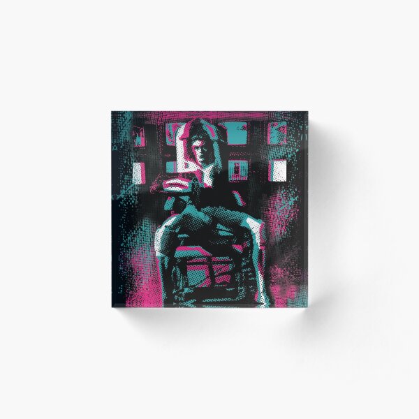 Man Who Fell to Earth Acrylic Block