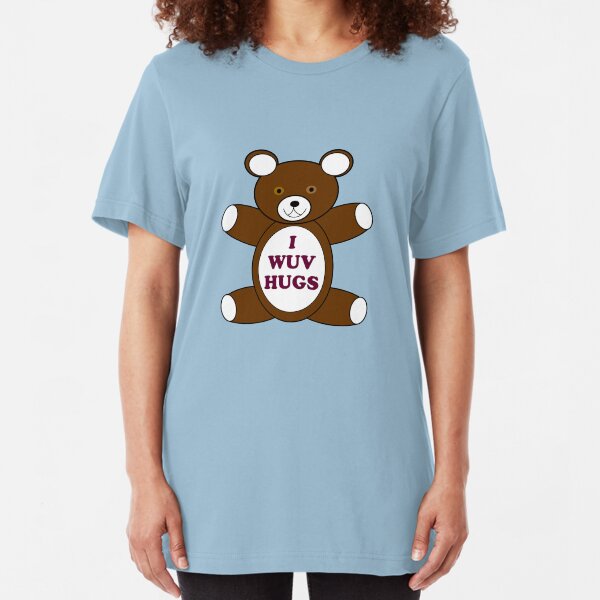 Supernatural 'I Wuv Hugs' Slim Fit T-Shirt