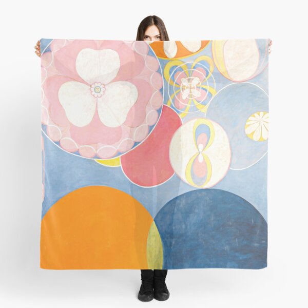 Hilma af Klint "The Ten Largest, No. 02, Childhood, Group IV" Scarf