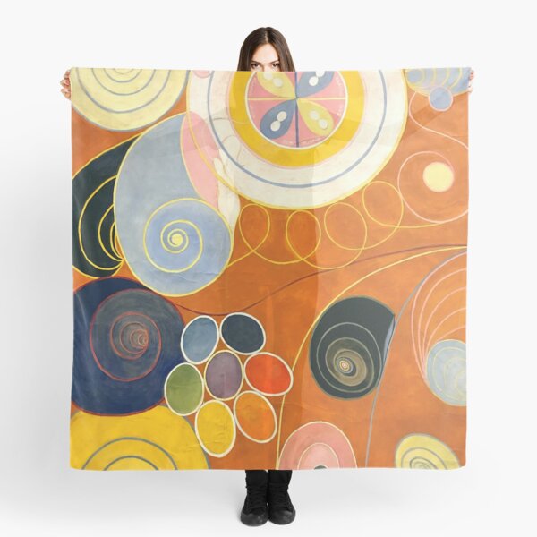 Hilma af Klint "The Ten Largest, No. 03, Youth, Group IV" Scarf