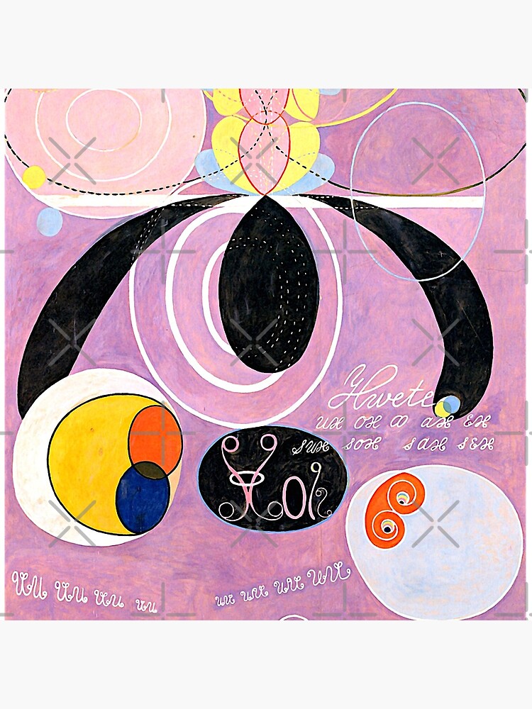 Thumbnail 5 of 5, Coasters (Set of 4), Hilma af Klint "The Ten Largest, No. 06, Adulthood, Group IV" designed and sold by ALD1.