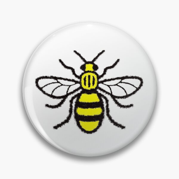 Item preview, Manchester Worker Bee fuzzy style designed and sold by bravoalpha.