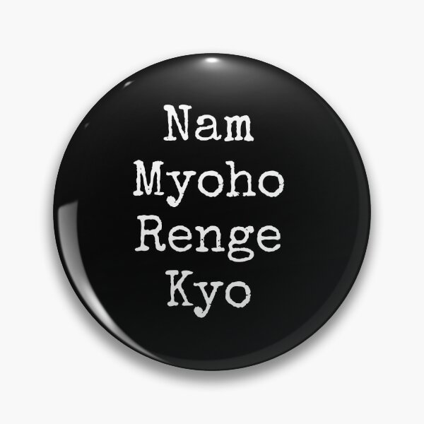 Item preview, Nam Myoho Renge Kyo / Black and White designed and sold by wordznart.