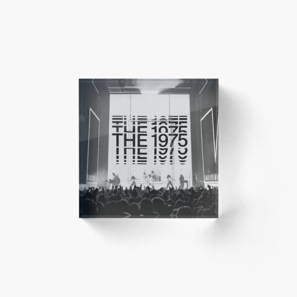Black and white 1975 Acrylic Block