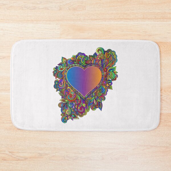 Item preview, Abstract Colourful Rainbow Heart  designed and sold by RedBubbleBoom.